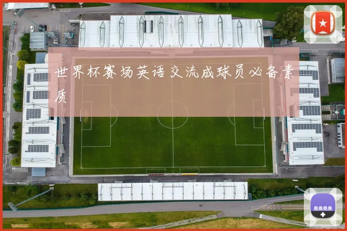 世界杯赛场英语交流成球员必备素质