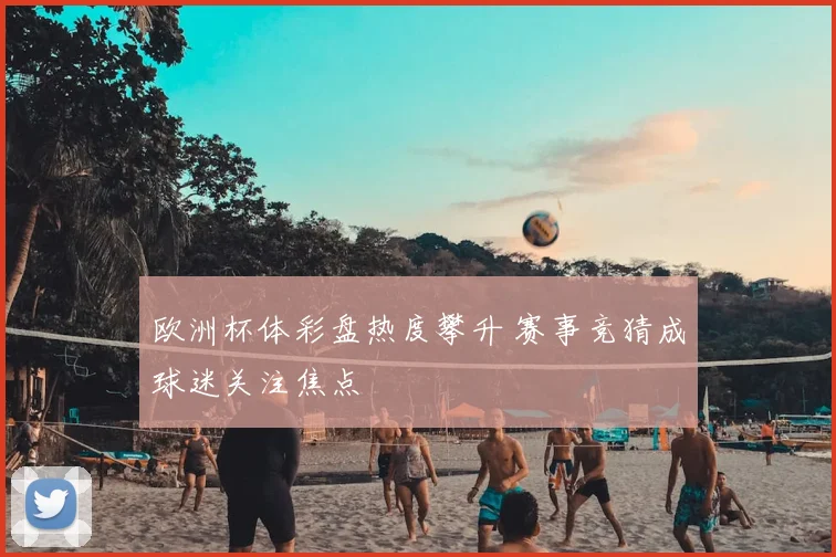 欧洲杯体彩盘热度攀升 赛事竞猜成球迷关注焦点